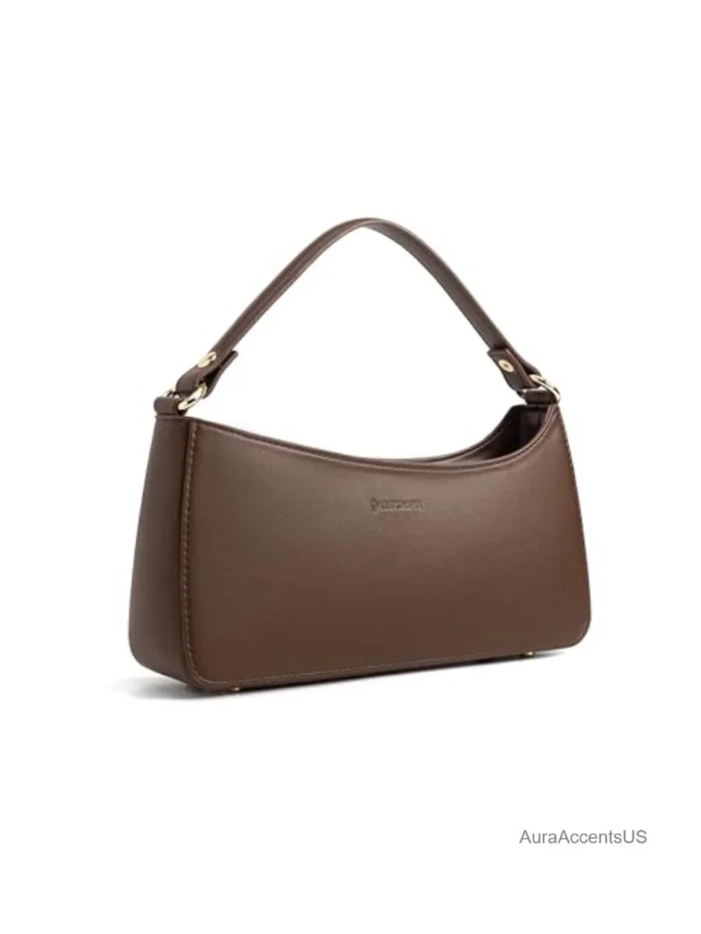 Nappa Vegan Leather Shoulder Bag Crossbody Handbag with Adjustable Strap Zipper